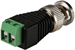 Conexpro BNC connector to 2-wire terminal block adapter, male