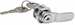 Conexpro replacement lock with 2 keys for wall-mounted cabinet