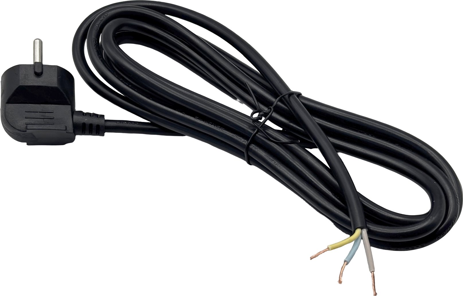 Conexpro power cable 230V AC with stripped end, 3x1 mm2, 3 m