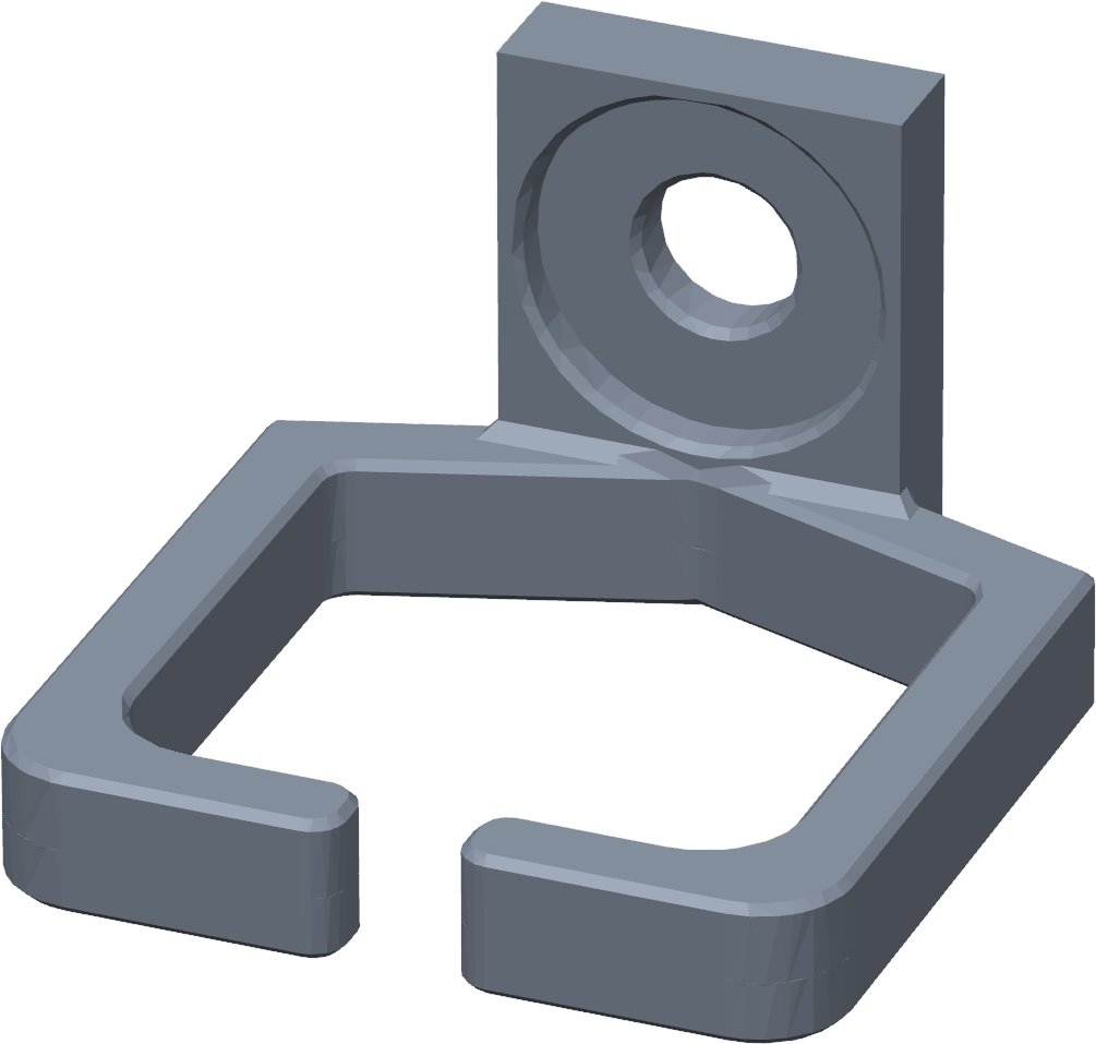 Conexpro kit of 4 rackmount plastic cable management ring 37 x 39mm, gray