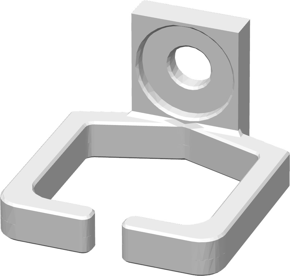 Conexpro kit of 4 rackmount plastic cable management ring 37 x 39mm, white