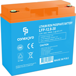 Conexpro battery LiFePO4, 12.8V, 30Ah, Smart BMS, Bluetooth
