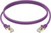 Conexpro slim patch cable STP, CAT6A, 3m, purple