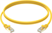 Conexpro slim patch cable STP, CAT6A, 0.25m, yellow