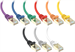 Conexpro slim patch cable STP, CAT6A, 1m, blue