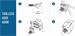 Conexpro toolless keystone UTP, CAT6, white