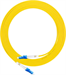 Conexpro fiber optic patch cord, LCupc/LCupc, Simplex, Singlemode 9/125, 15m