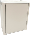 Conexpro networking cabinet 19" 12U/400mm, FLAT PACK, metal door