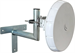 Wall-mounted antenna bracket "L", length 25cm, height 20cm, diameter 42mm, T-base