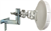 Wall-mounted antenna bracket "L", length 15cm, height 15cm, diameter 42mm, T-base