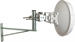 Wall-mounted antenna bracket "L", length 30cm, height 15cm, diameter 32mm