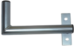 Wall-mounted antenna bracket "L" - right, length 25cm, height 12cm, diameter 32mm