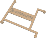 Conexpro spacer between TPA-RBC and MikroTik L11UG-5HaxD