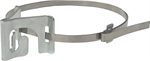 Conexpro Optical cable mounting set for pole installation, length 1m, width 10mm