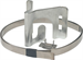 Conexpro Optical cable mounting set for pole installation, length 1m, width 10mm